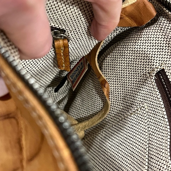 VINTAGE Dooney & Bourke Vintage Crocodile Bayou Collection Shoulder Bag - Picture 8 of 10